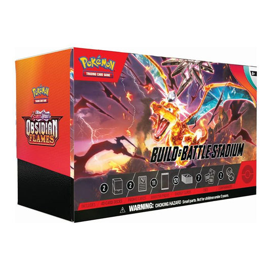 Pokemon TCG: Scarlet & Violet SV3 Obsidian Flames Build and Battle Stadium