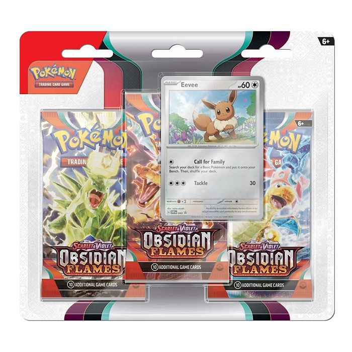 Pokemon TCG: Scarlet & Violet SV3 Obsidian Flames Triple Blister