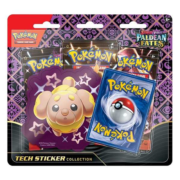 Pokemon TCG: Scarlet & Violet SV4.5 Paldean Fates - Tech Sticker Collection - Fidough