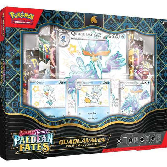 Pokemon TCG: Scarlet & Violet SV4.5 Paldean Fates - Premium Collection - Quaquaval