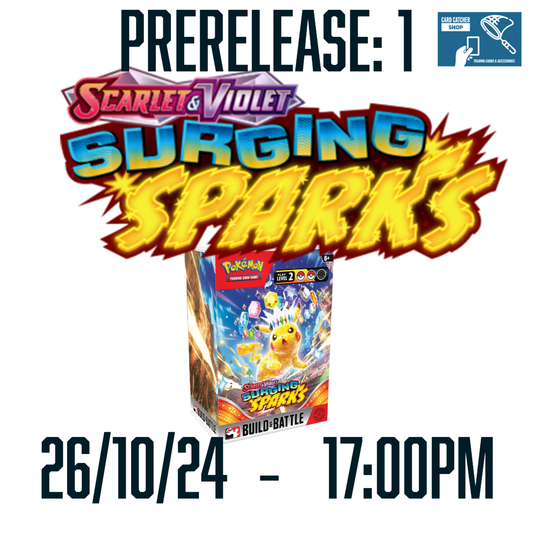 Pokemon TCG Playing Club: Surging Sparks Pre-release One 26/10/24 - 17:00pm Start