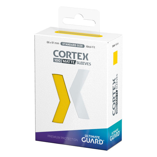 Ultimate Guard Cortex Sleeves Standard Size Matte Yellow (100)