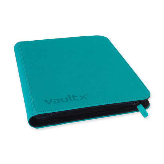 Vault X 9-Pocket Exo-Tech Zip Binder - Ocean Blue