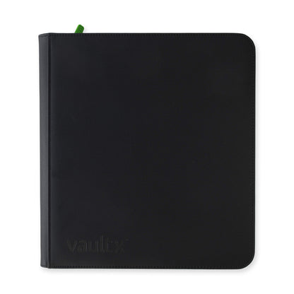 Vault X 12-Pocket Exo-Tech Zip Binder - Signature Black