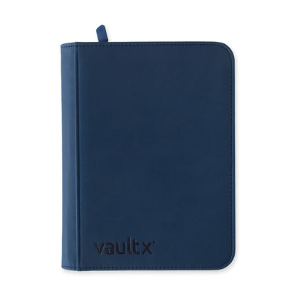 Vault X 9-Pocket Exo-Tech Zip Binder - Royal Blue