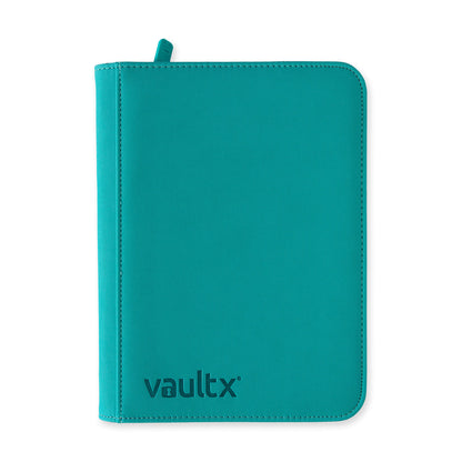 Vault X 4-Pocket Exo-Tech Zip Binder - Ocean Blue