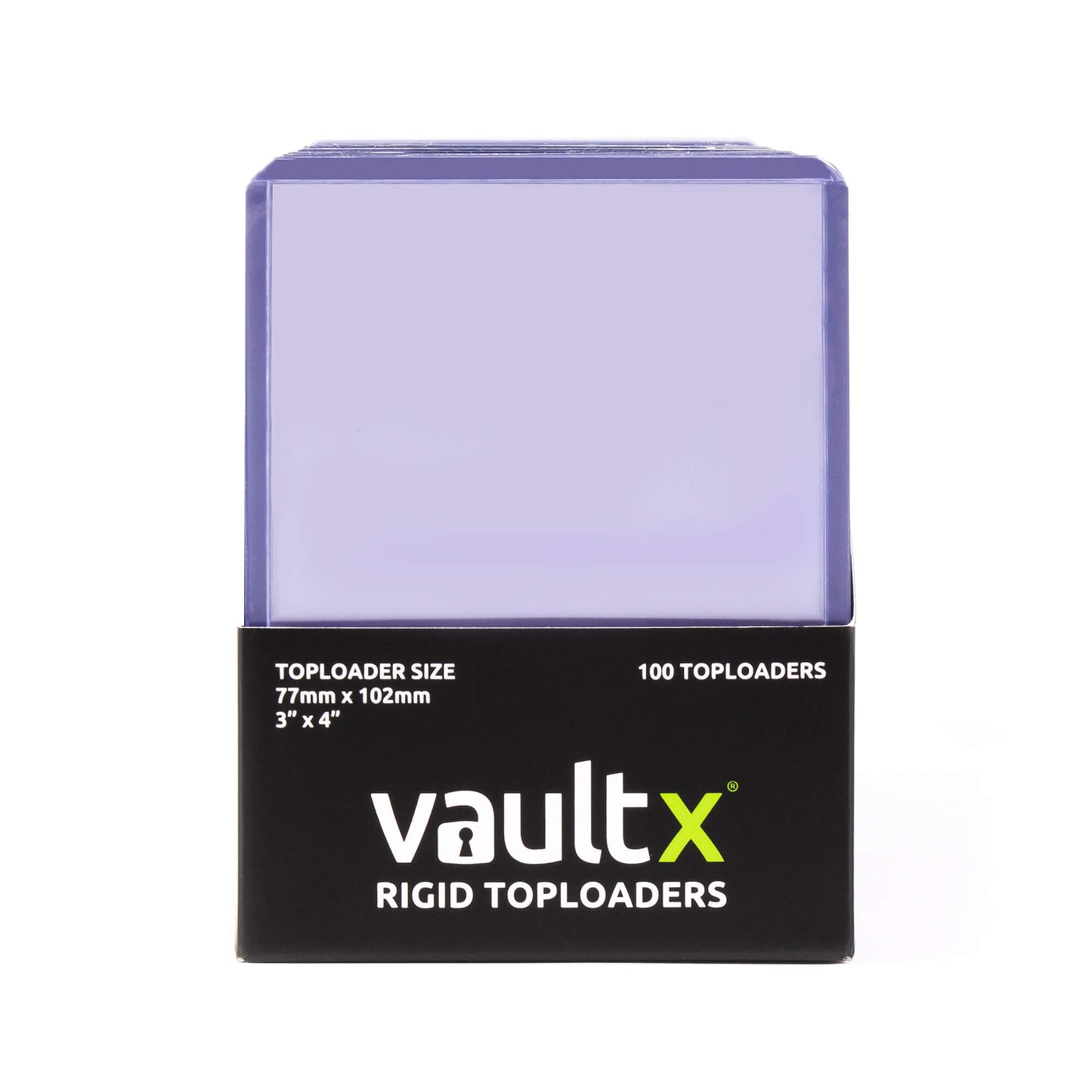 Vault X Rigid Toploaders - 100 Pack