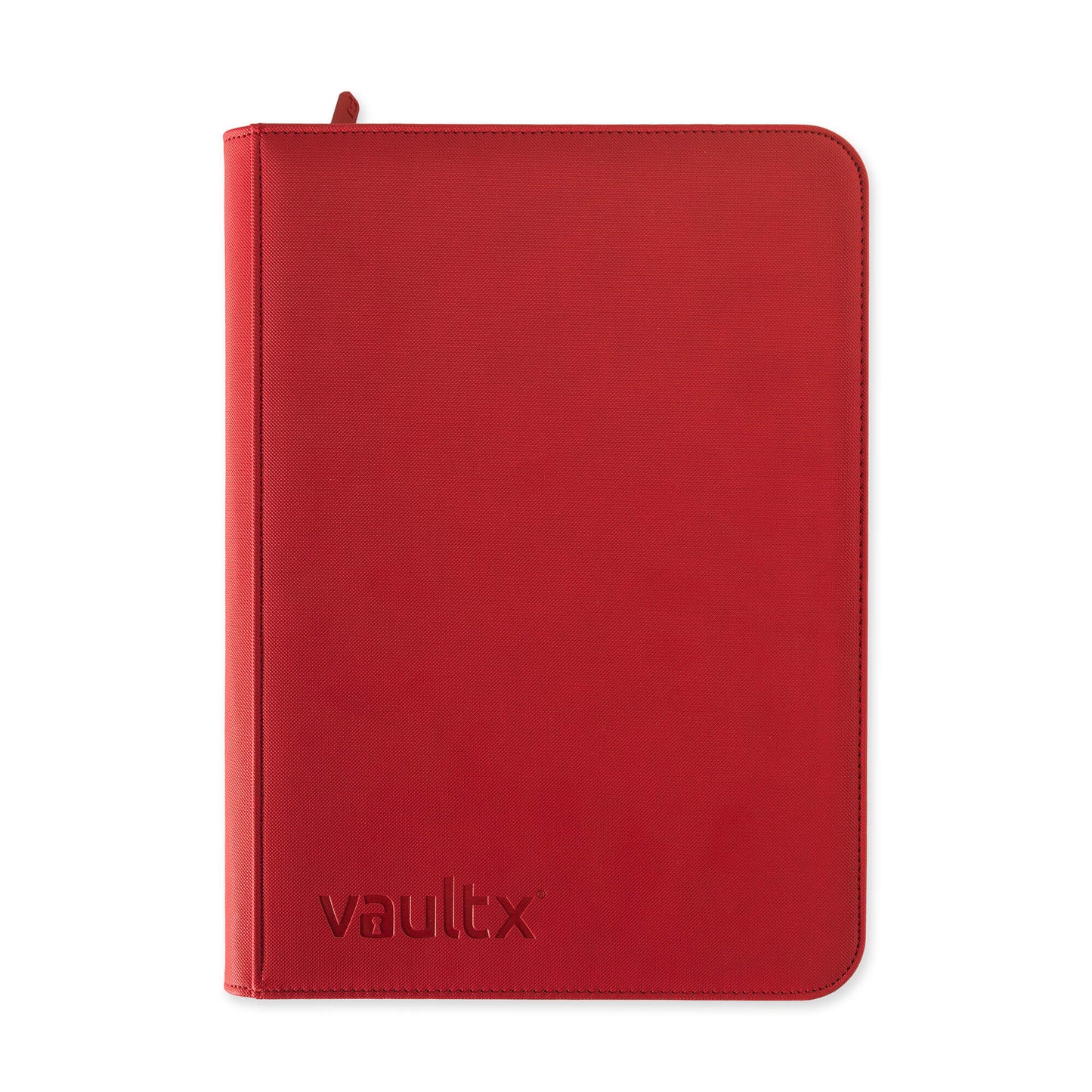 Vault X 9-Pocket Exo-Tech Zip Binder - Fire Red