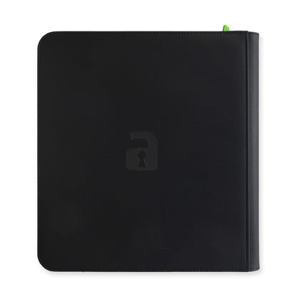 Vault X 12-Pocket Exo-Tech Zip Binder - Signature Black