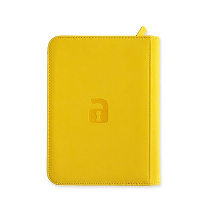 Vault X 4-Pocket Exo-Tech Zip Binder - Sunrise Yellow