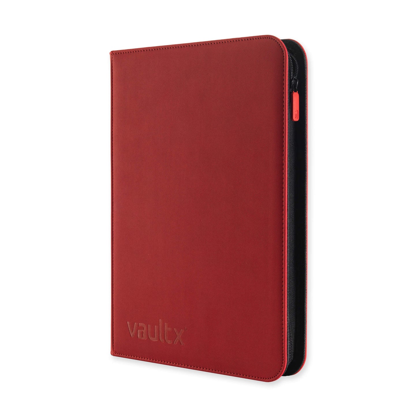 Vault X 9-Pocket Exo-Tech Zip Binder - Fire Red