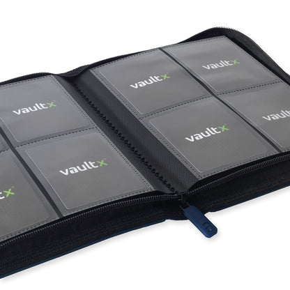 Vault X 9-Pocket Exo-Tech Zip Binder - Royal Blue