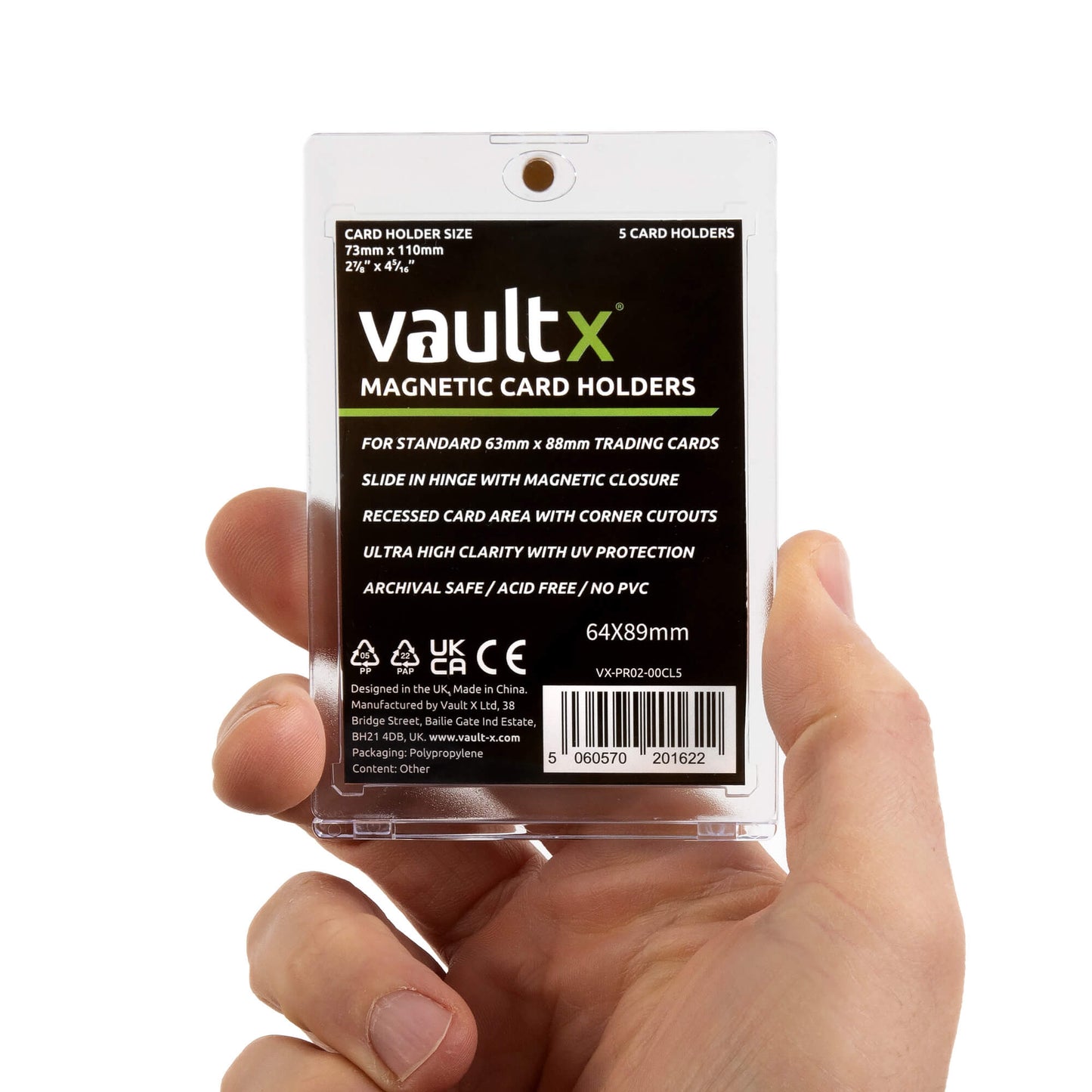 Vault X Magnetic Card Holders - 5 Pack