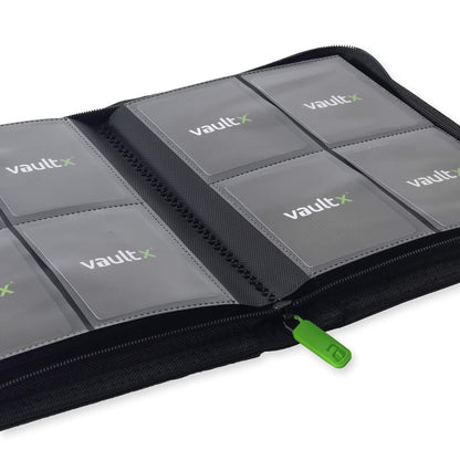 Vault X 4-Pocket Exo-Tech Zip Binder - Signature Black