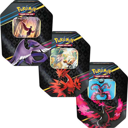 Pokemon TCG: Crown Zenith Legendary Bird Tins Standard Size