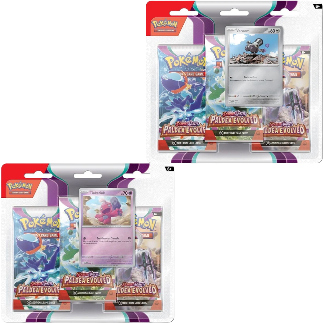Pokemon TCG: Scarlet & Violet SV2 Paldea Evolved Triple Blister